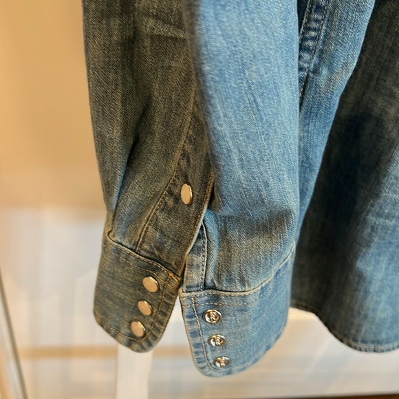 Lauren by Ralph Lauren Women’s Sz 1X Button-Up Western Style Long Sleeved Shirt - Picture 11 of 16